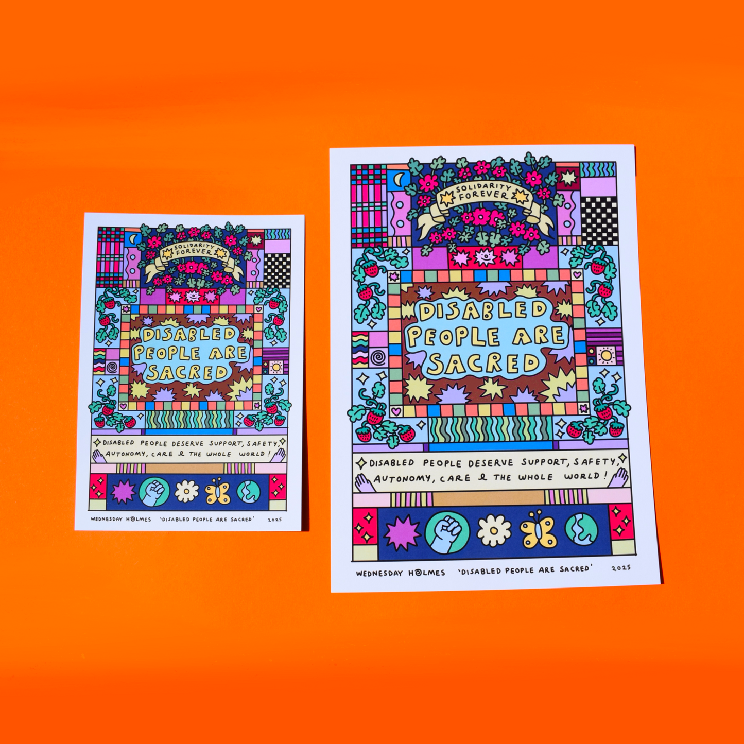 Disabled people are sacred - print