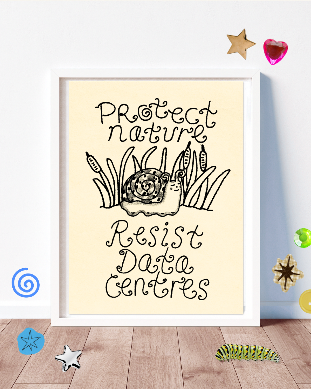 Protect Nature, Resist Data Centres - print