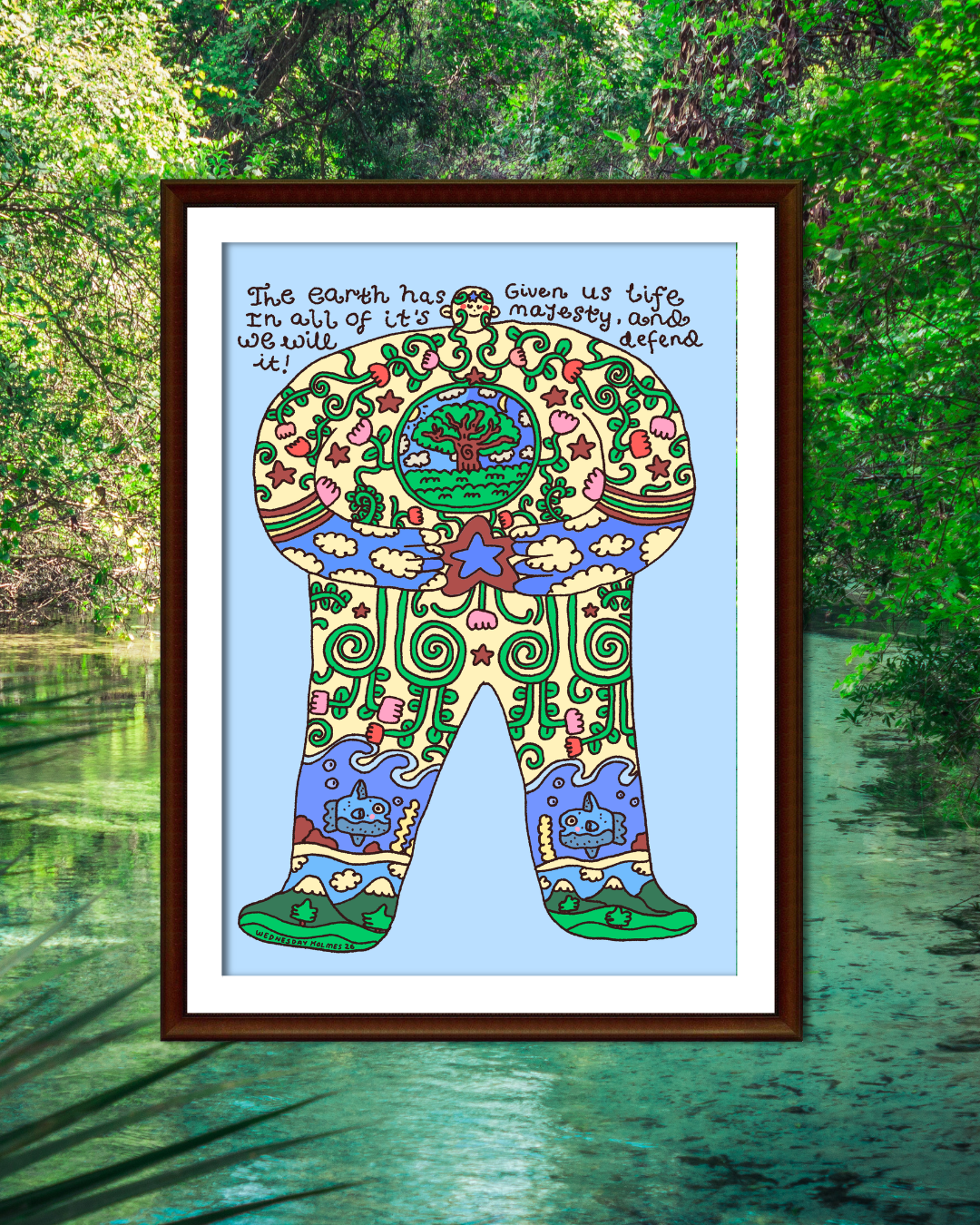 Protect the earth - print