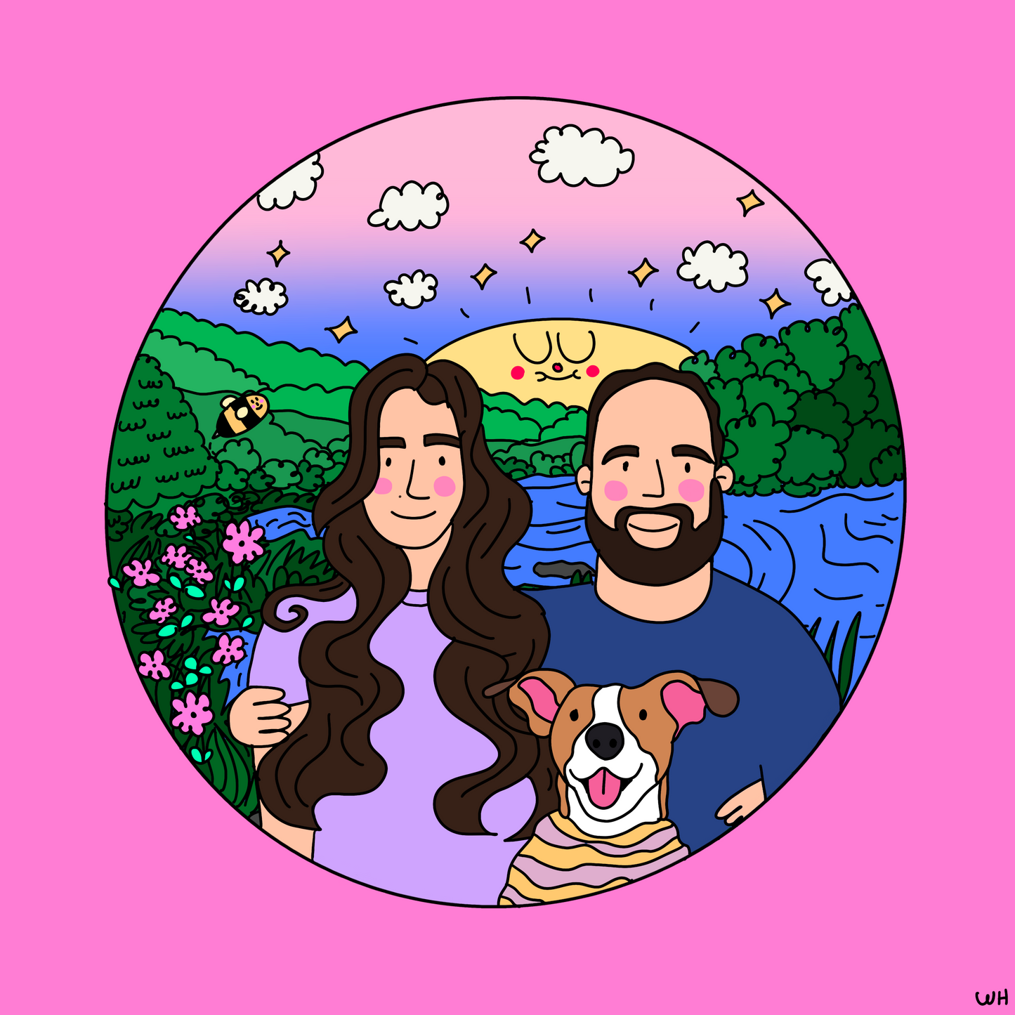Custom Portrait - magical midpoint