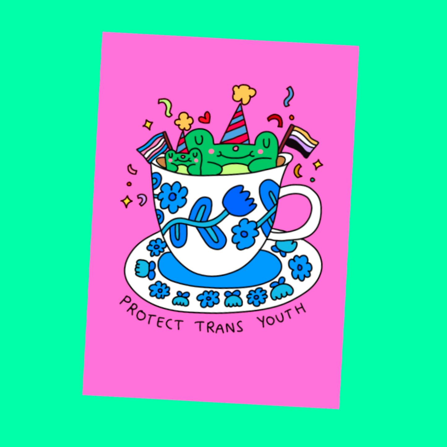 Protect trans youth mini print