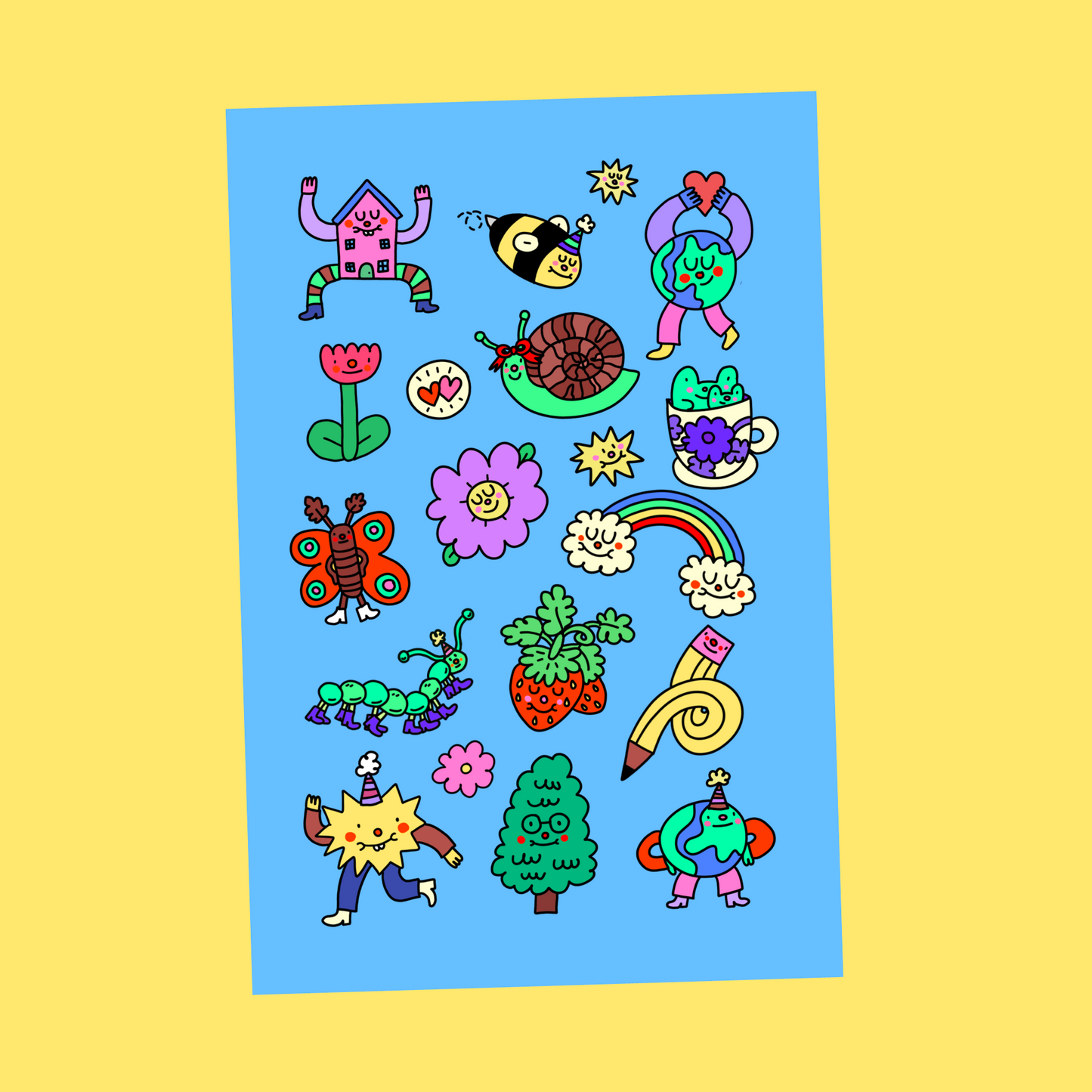 You are lovely - mini print