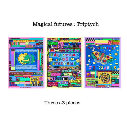 Magical Futures - 3 A3 prints - bundle