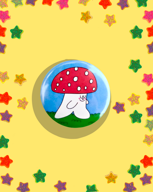Mushroom badge