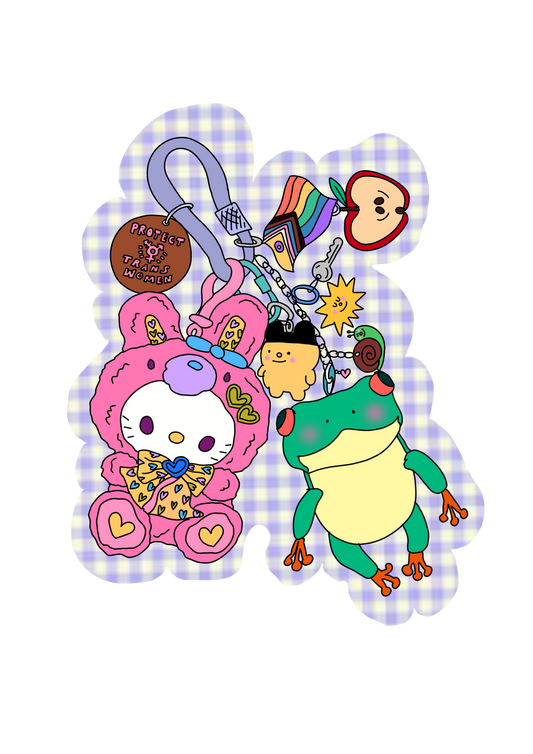 Gay carabiner sticker