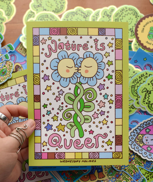 Nature is queer - A5 print