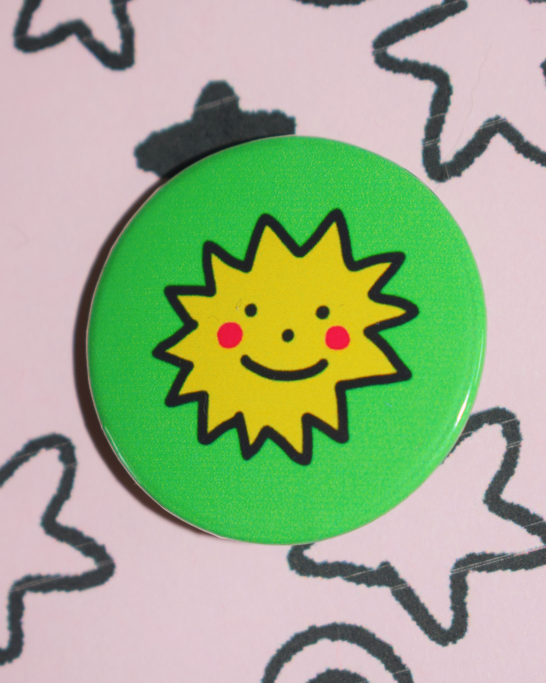 Sunshine button badge