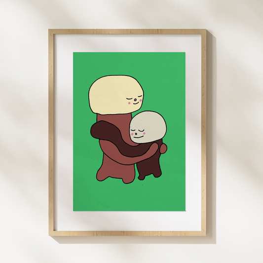 Mushroom love - fine art print