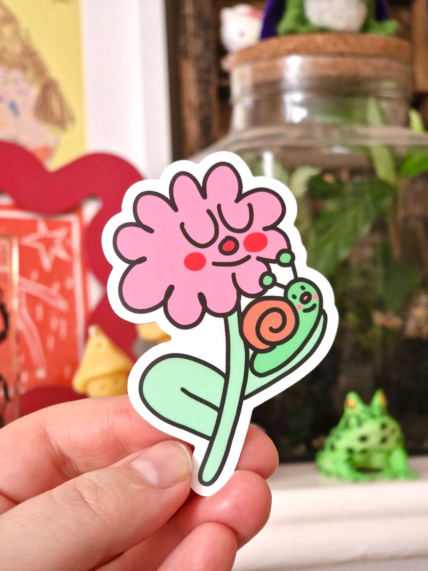 Best Friends die cut sticker