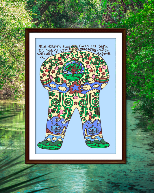Protect the earth - print