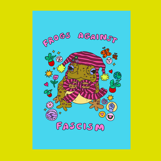 Frogs against Fascism print