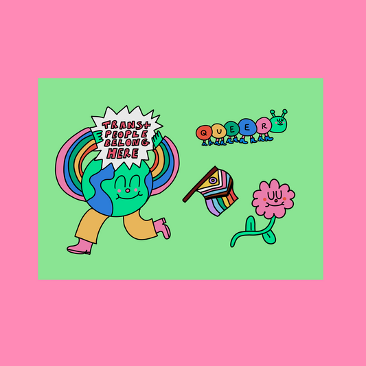 Pride sticker sheet