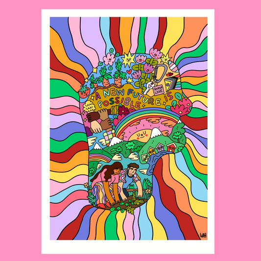 A new future is possible - art print