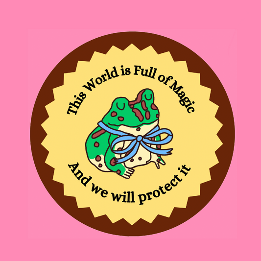 This world is full of magic - sticker