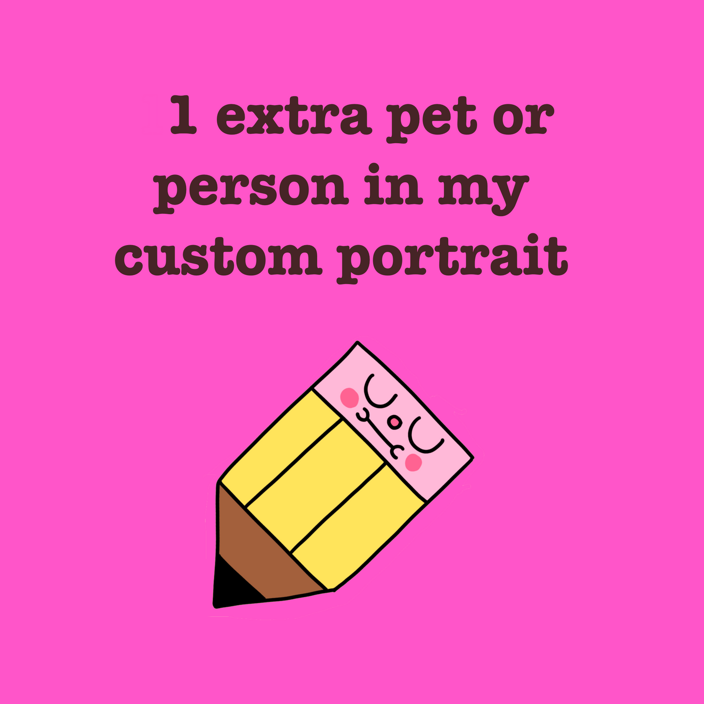 1 Extra Being - custom portrait add on