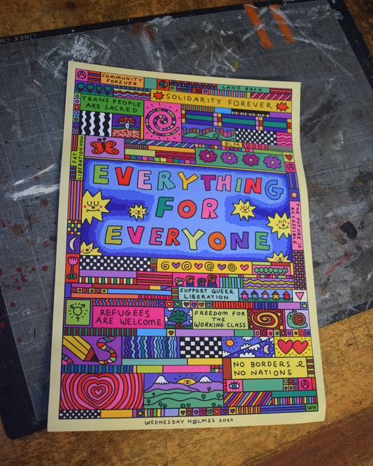 PERFECTLY IMPERFECT - A3 print "everything for everyone"