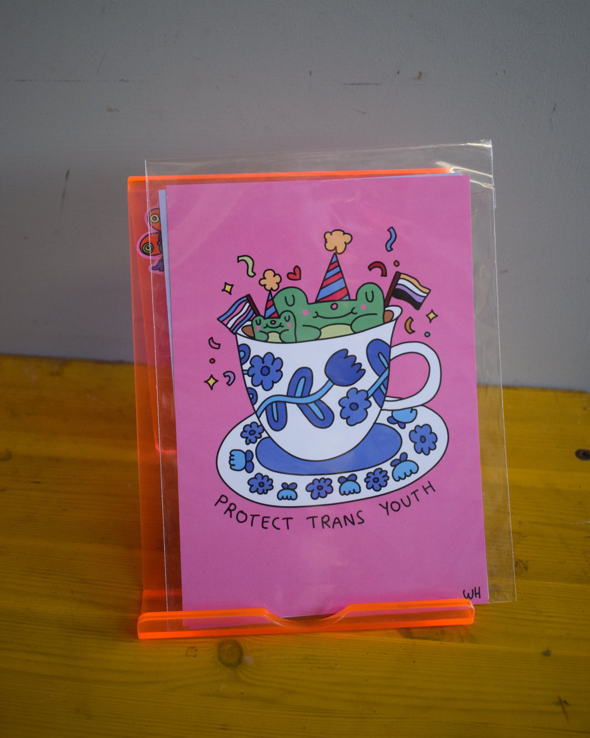 MOVING ON - "protect trans youth" A5 print