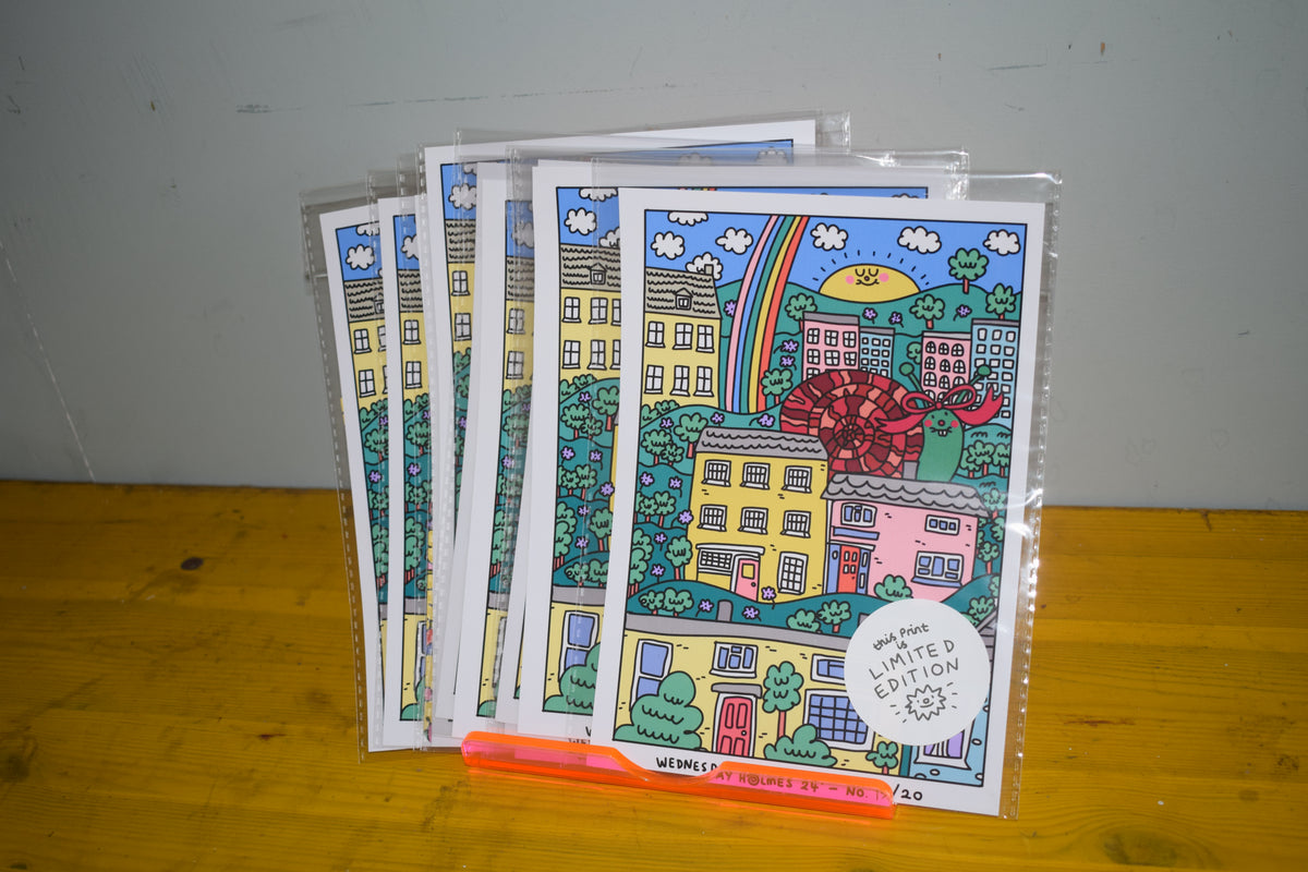 I'M A RARE FIND - Limited edition "home" a5 art print