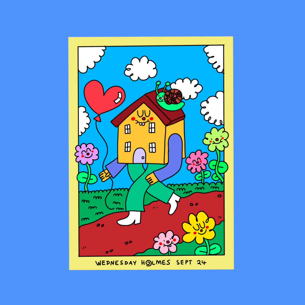 I'M A RARE FIND - home is where you are a6 print