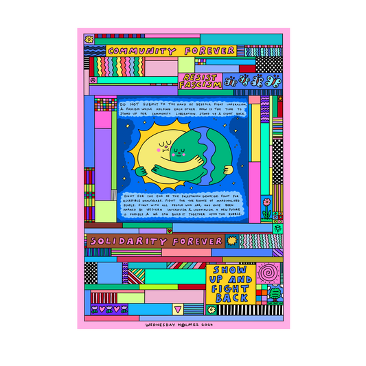 MOVING ON - "Community forever" a3 art print
