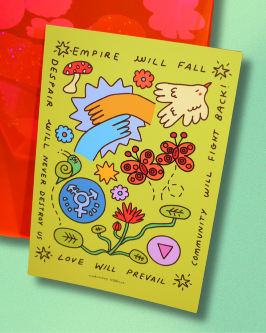 "Empire will fall" A6 mini art print