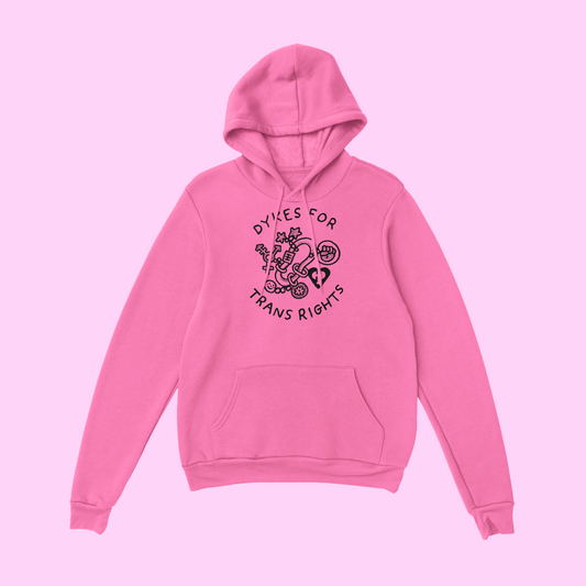 Dykes For Trans Rights hoodie